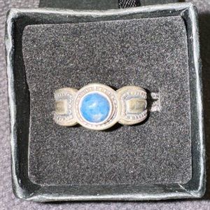 Blue Apatite Ring